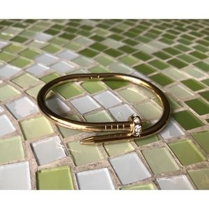 CZ Nail Bangle